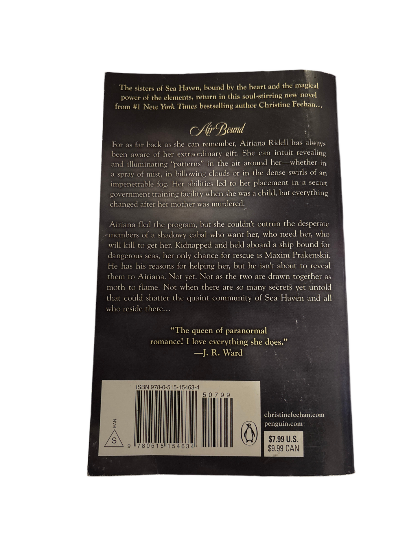 Air Bound By Christine Feehan (A Sea Haven Novel #3)